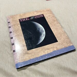 The Moon by Michael George Vintage 1992 Space Photo Book NASA Astronomy